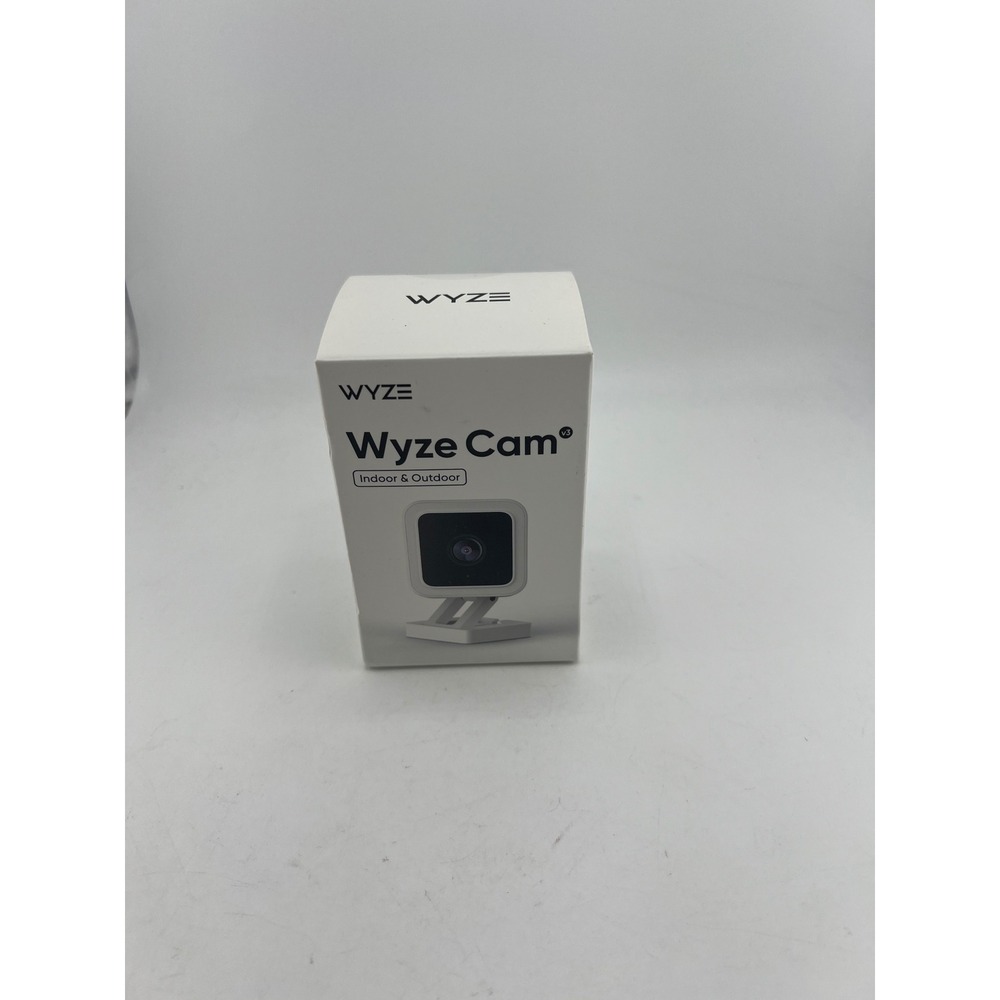 Wyze Cam v3 Wired 1080p HD IndoorOutdoor Smart Home Security Camera White WYZEC3